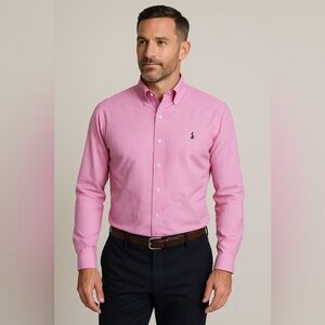 Polo Ralph Lauren Regent Fit Shirt Men’s 16.5 Pink Check Button-Down Nautical